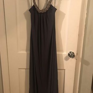 Spense sheath Pearl collar cocktail dress